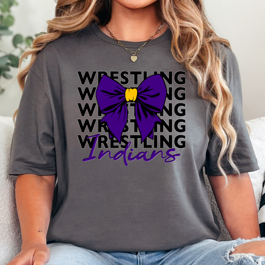 Wresting bow indians