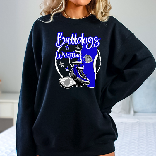 Wrestling singlet bulldogs