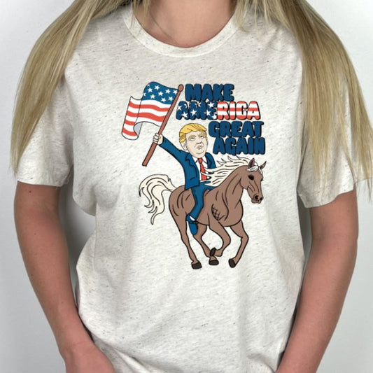 Make america great Trump cowboy