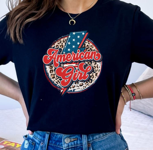 American girl leopard