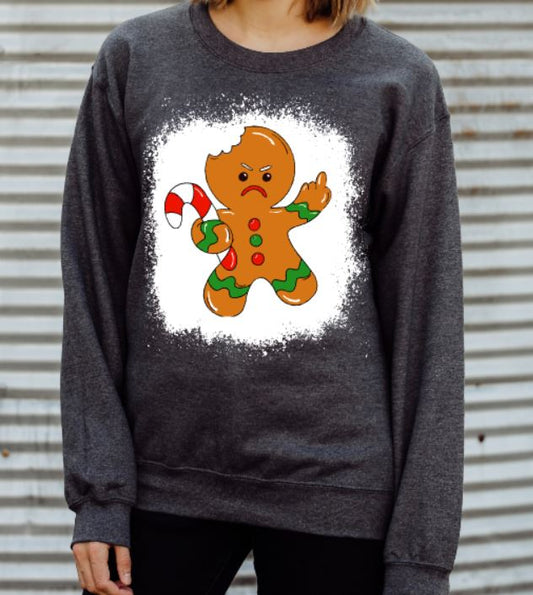 Angry gingerbread man