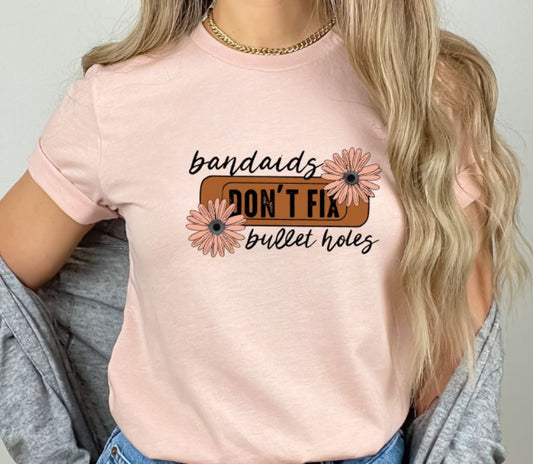 Band aids and bullet holes