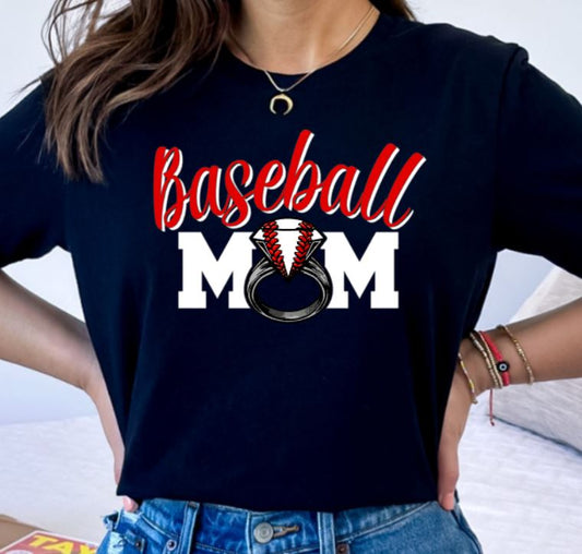 Baseball mom ring