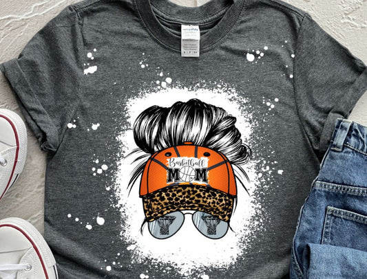 Basketball mom messy bun