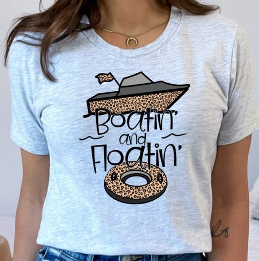 Boatin and floatin leopard