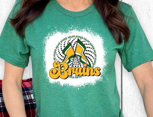 Bruins color guard flags