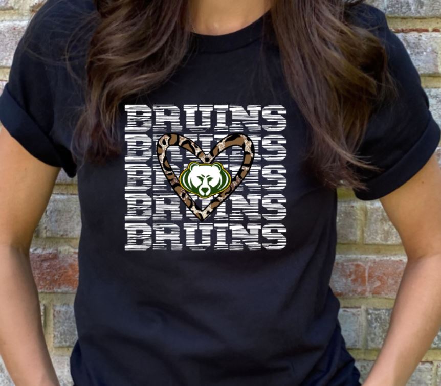 Bruins leopard heart