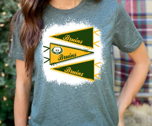 Bruins pennant flag tee