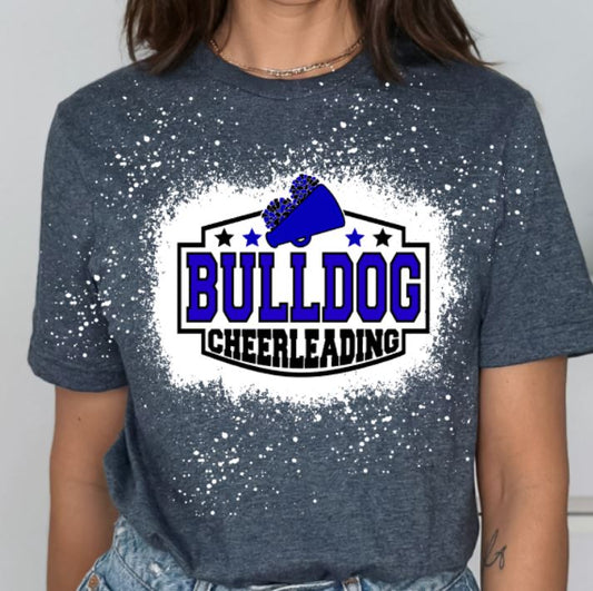 Bulldog cheerleading