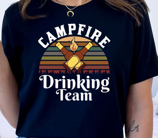 Campfire drinking team