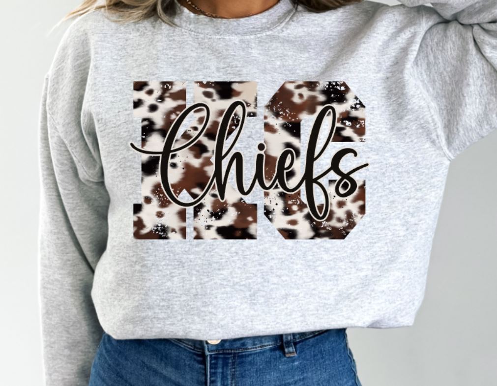 KC Chiefs cow print