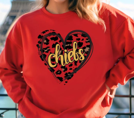 Chiefs leopard heart