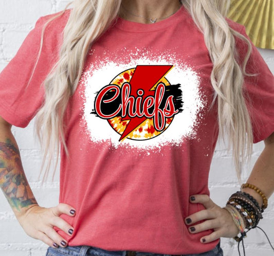 Chiefs Lightning bolt tee