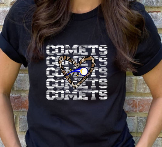 Comets leopard heart