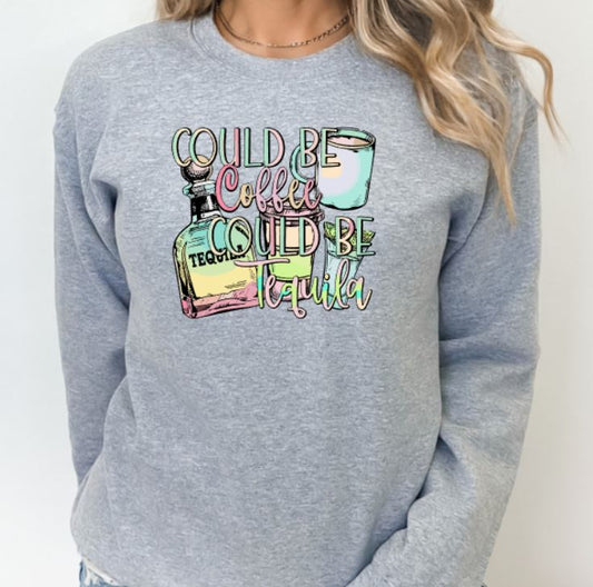 could be coffee could be tequila