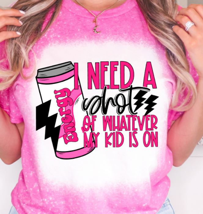 Need a shot of energy pink