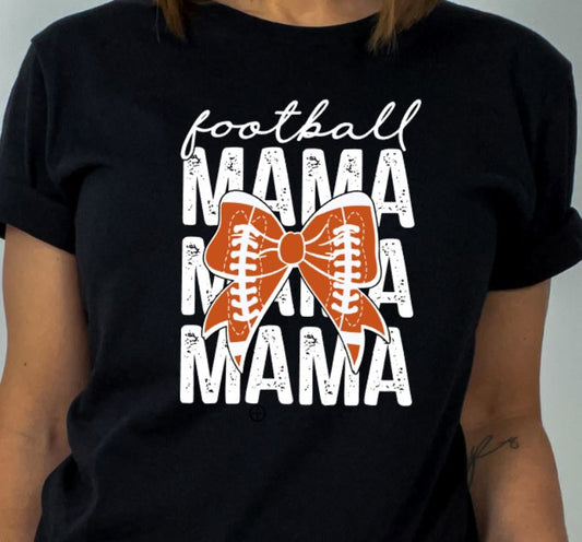 Football mama bow