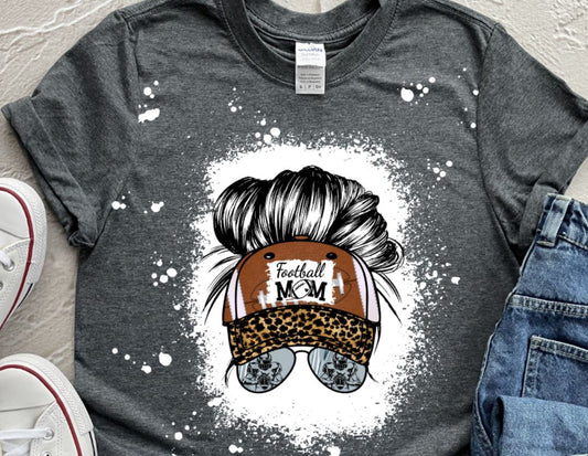 Football mom messy bun