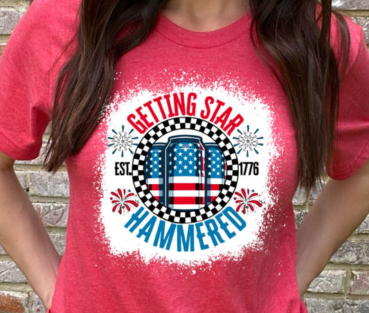 Star spangled hammered