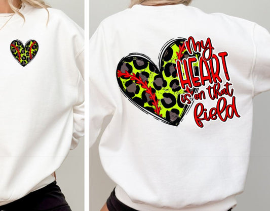 My heart is on that field softball