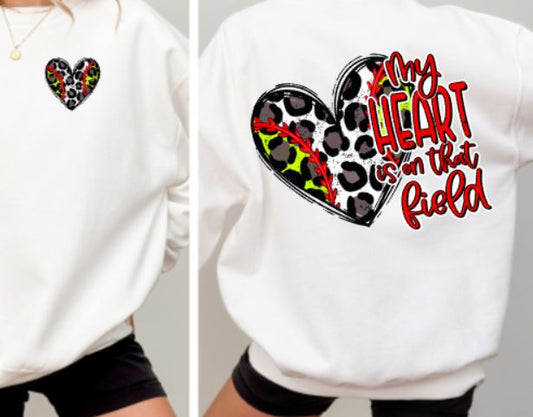 My heart is on the field ball