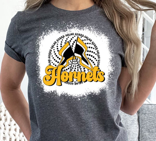 Hornets Color Guard Flags