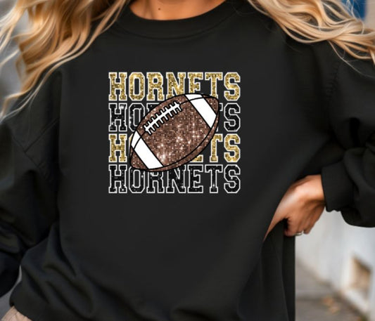 Hornets faux sequins football