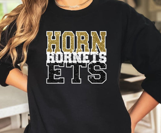 Hornets faux glitter