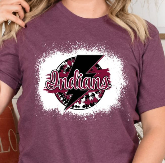 Indians Lightning bolt