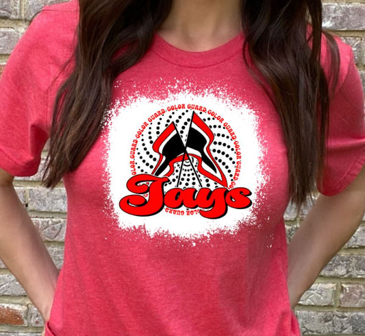 Jays color guard flags