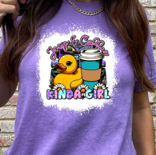 Jeep and coffee kinda girl