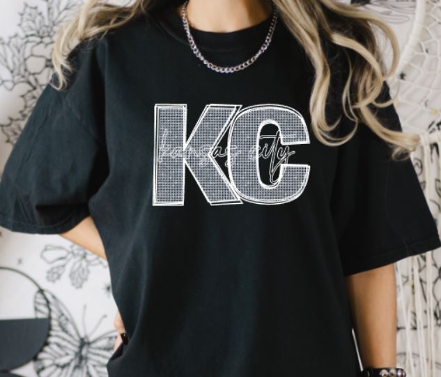 KC faux rhinestone
