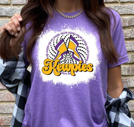 Kewpies color guard flags