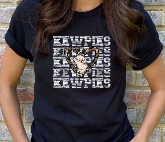 Kewpies leopard heart