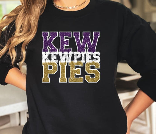 Kewpies faux glitter