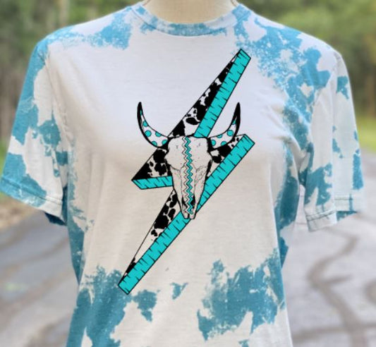 Lightning bolt skull