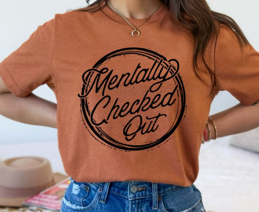 Mentally checked out