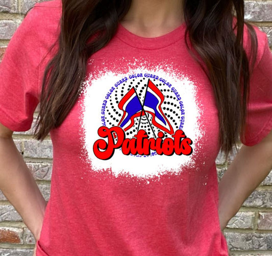 Patriots color guard flags