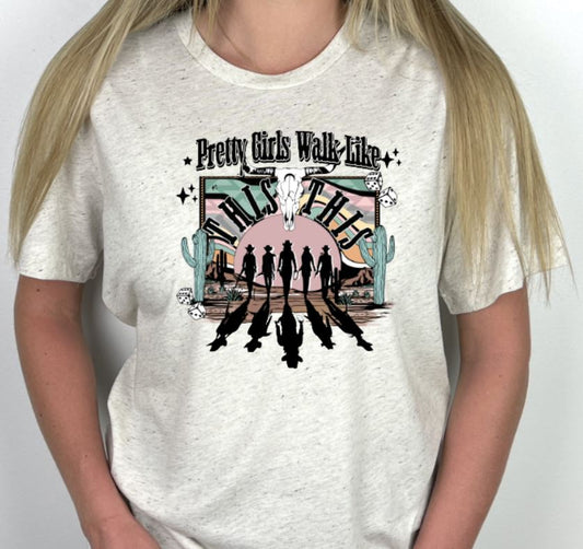 Pretty girls walk like this