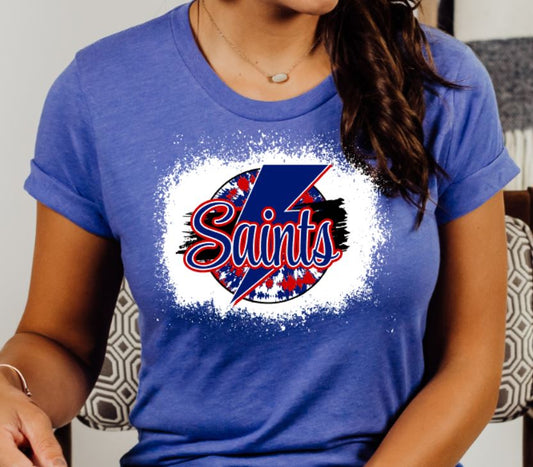 Saints lightning bolt