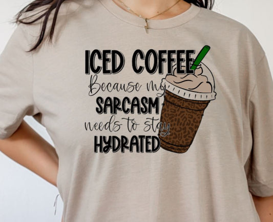Iced sarcasm coffee