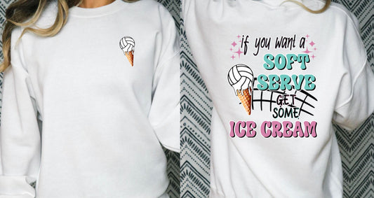 Soft serve volleyball