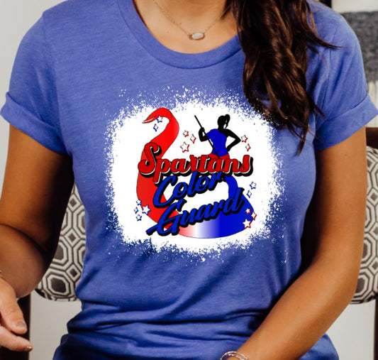 Spartans color guard