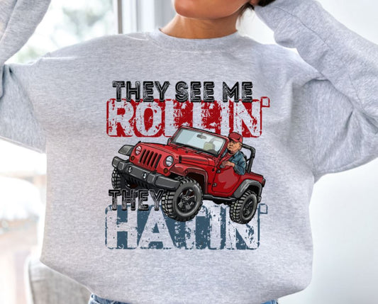 They see me rollin trump