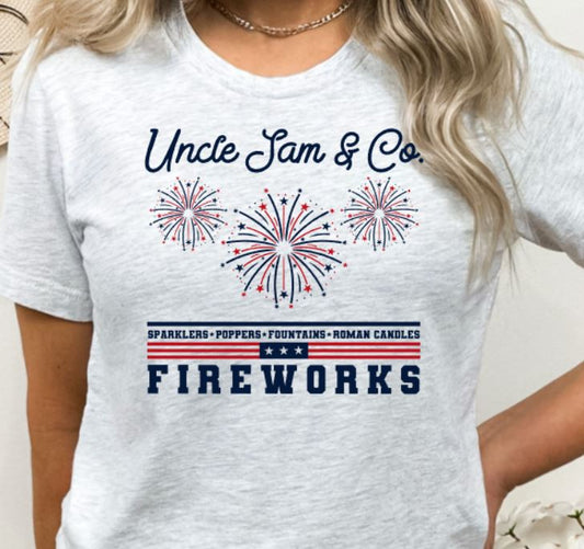 Uncle sam fireworks