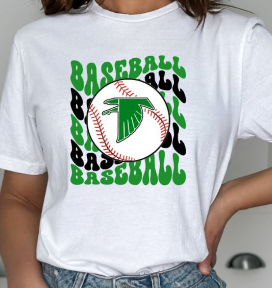 Falcons wavy baseball