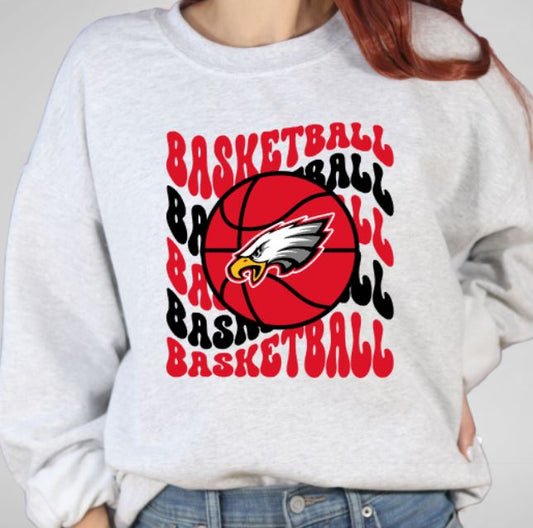 Eagles wavy basketball