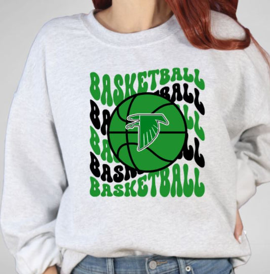 Falcons wavy basketball