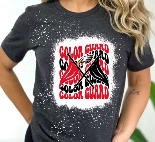 Eagles wavy color guard