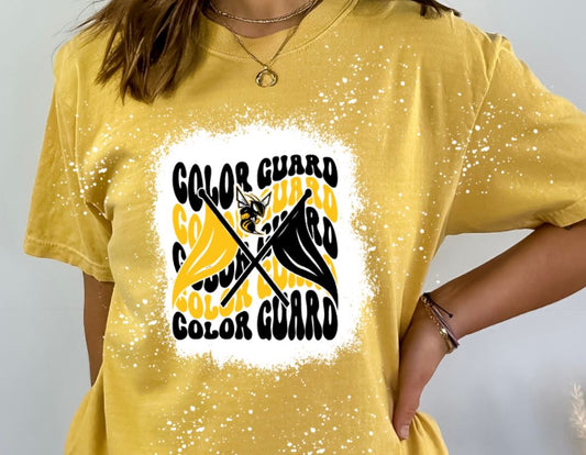 Hornets wavy color guard